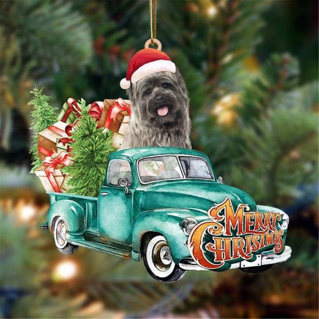 Dog Christmas Tree Pendant Santa Christmas Decorations For Tree Christmas New Year Home Decor Елочные Игрушки На Елку