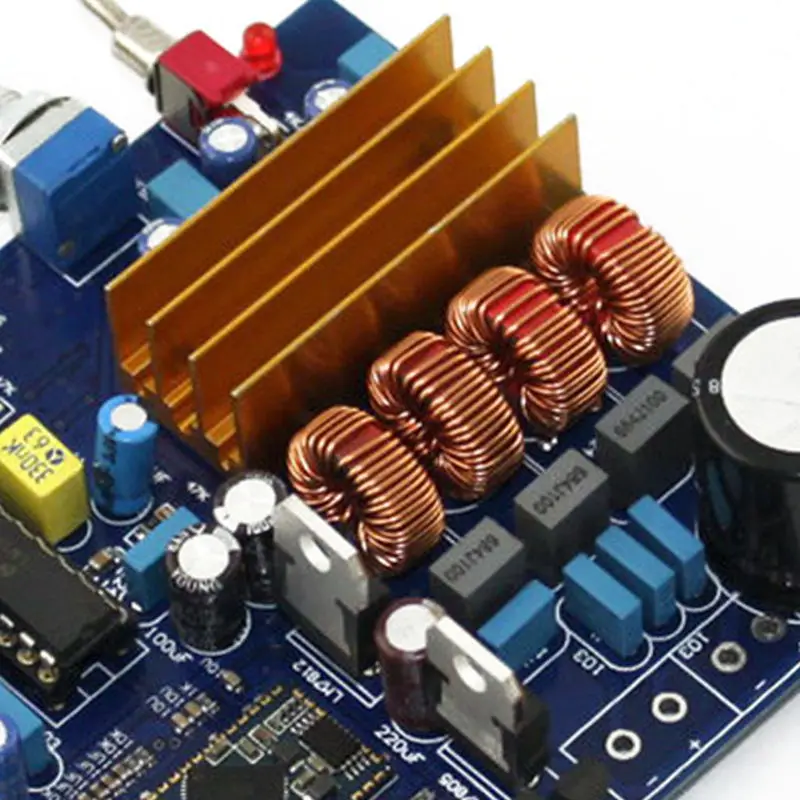 Tpa3116+ Lm1036 Bluetooth 2,0 класса D 2 канальный усилитель доска 50 Вт+ 50W с высокими частотами регулировки баса