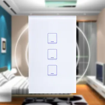 

SONOFF T2US Connectors WIFI Wall Mounted Touch Panel Remote Control Smart Switch On Off Lightweight Automatic Home Accessories