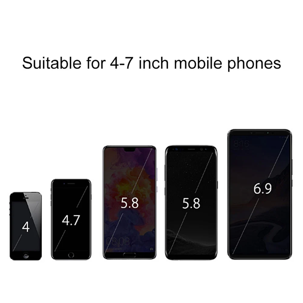 360 Автомобильный держатель Подставка для мобильного телефона для iPhone Xr Max samsung Скоба-держатель Автомобильный держатель для телефона гибкий универсальный