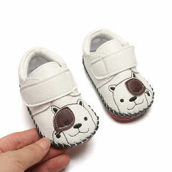

0-12M New Arrival Cartoon Dog Pattern Baby Toddler Girl and Boy Shoes