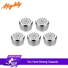 5 шт. дозирующая капсула для Mighty/Crafty/Plenty/Volcano Hybrid сухой травы испаритель аксессуары для электронных сигарет канистра для трав