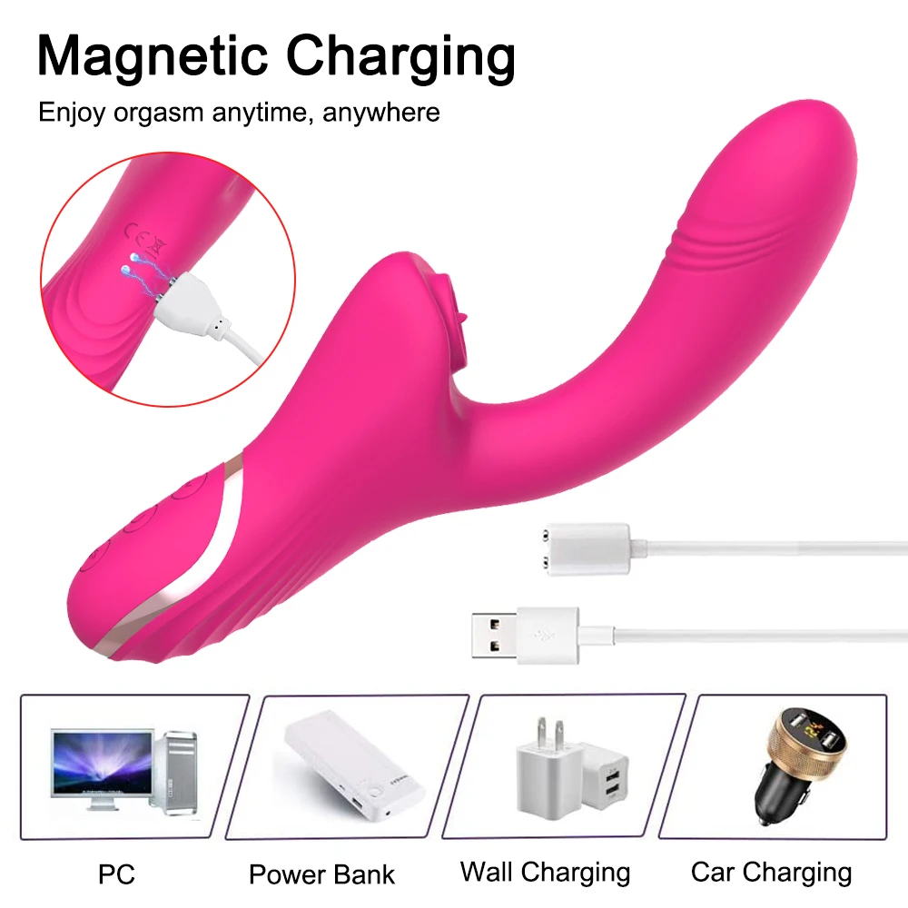 Tongue Licking Vibrator for Women G Spot Vibrators Female Clitoris Stimulator Massager Dildo Sex Toys Goods fo_voghion.com