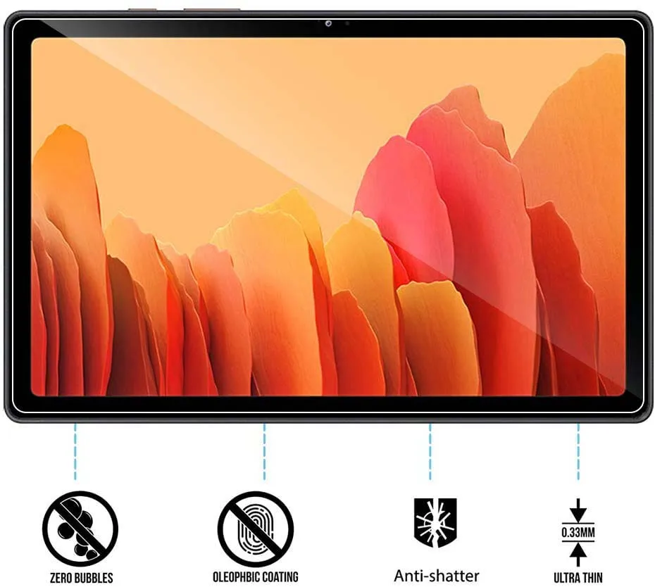 

Для Samsung Galaxy Tab A7 2020 T500 T505 10,4 "-защитная пленка для экрана планшета из закаленного стекла Взрывозащищенная пленка для экрана планшета