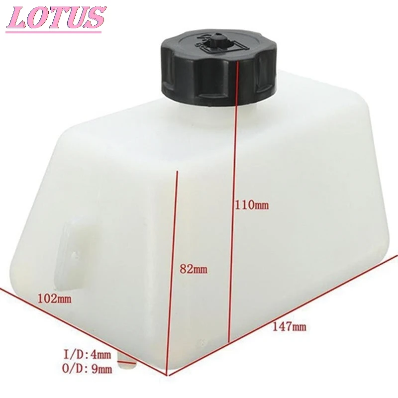 HOT White Plastic Motorcycle Petrol Fuel Tank For Mini Motor Dirt Bike Dirtbike Filter 1L Motorcycles Accessories 1pc