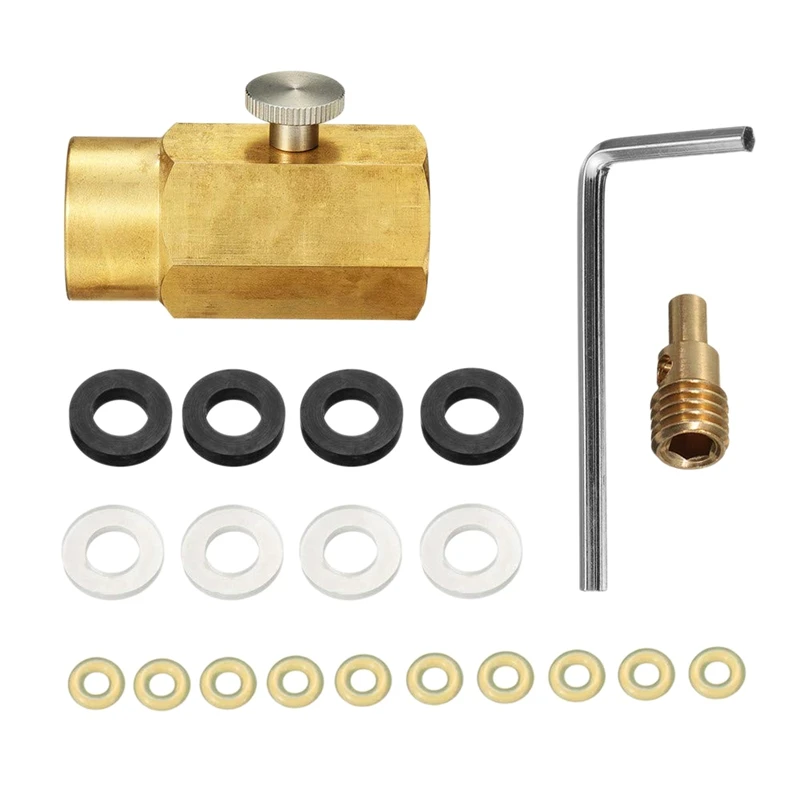 

Co2 Cylinder Refill Adapter Connector Kit Cga320 Thread Set for Filling Soda Maker Sodastream Tank