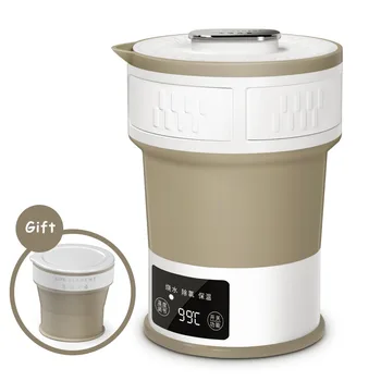 

110V-240V Folding Kettle PK XiaomiCompressed Electric Kettle Travel Water Kettle Food Grade Silicone Portable Insulation Kettle