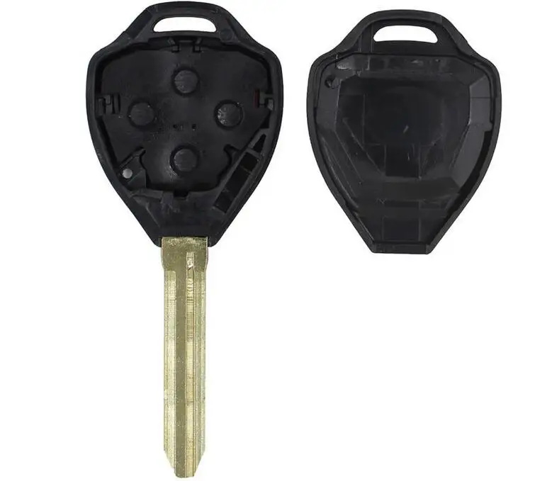 Replacement Key Blade 4 Button Remote key Shell case for Toyota Camry Crown Fob Key cover