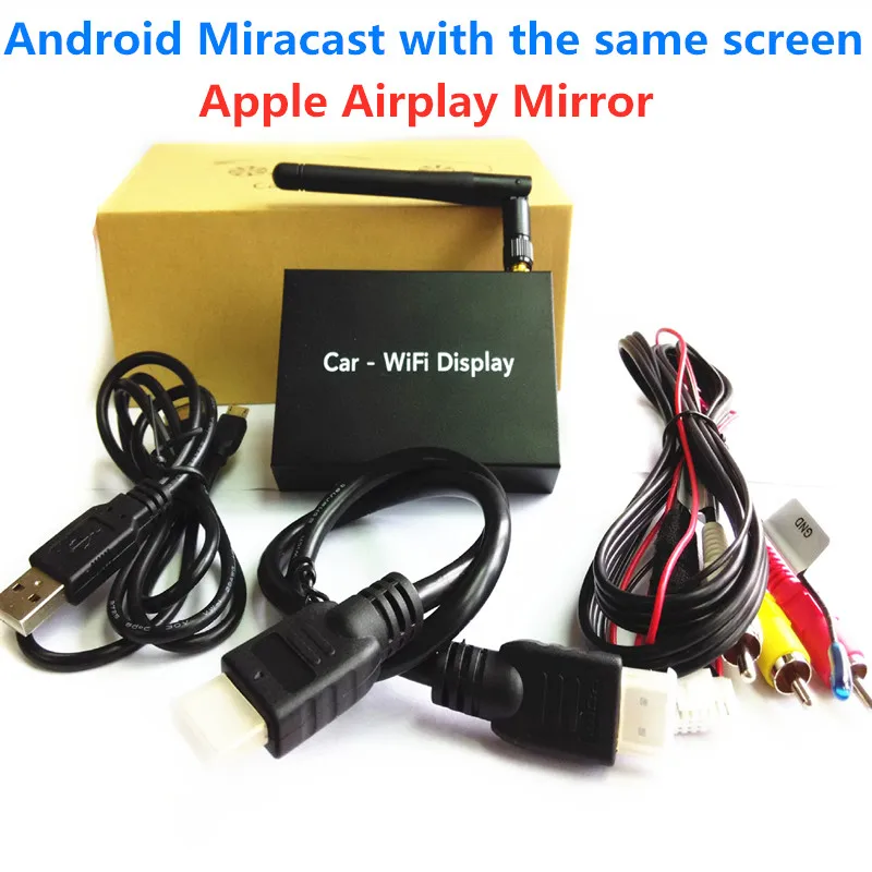 

Universal Car Tv WIFI Wireless with The Same Screen Android Auto Miracast with The Apple Carplay Dongle Airplay Mirror Link DLNA