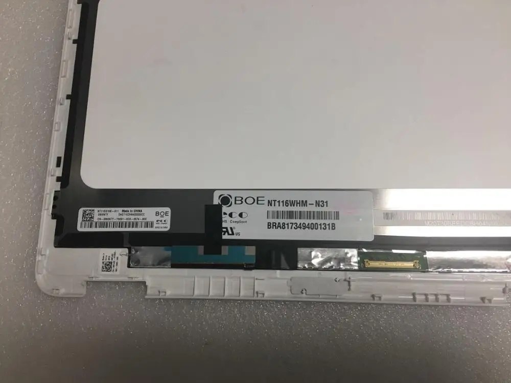 Lcd Tela Digitalizador Substituição de Vidro com Frame Lcd Assembly para Dell Inspiron 11 3000 3168 3169 3185 P25t Laptops - Imagem 6
