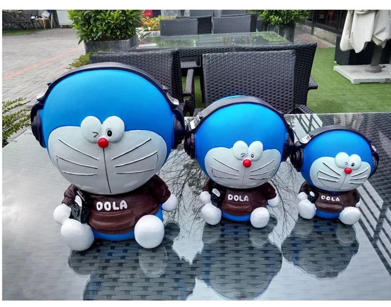 Небьющаяся мультяшная фигурка Doraemon копилка пластиковая Копилка безопасная монета копилка декоративная коробочка аксессуары