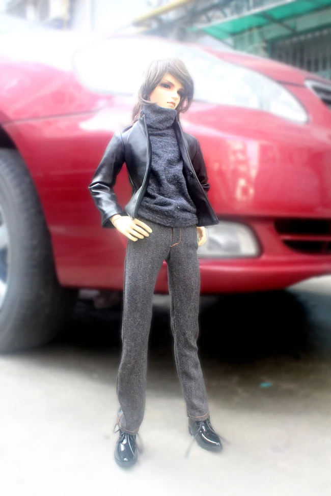 1/3 масштаб BJD кукольная одежда кожаное пальто для BJD/SD аксессуары SSDF ID72 EID uncle, не включены кукла, обувь, парик и другие A0846