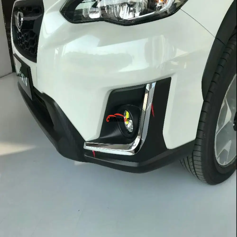 Автомобильные аксессуары, Стайлинг для Subaru Xv, хромированный передний противотуманный светильник, передний противотуманный светильник, противотуманный светильник, бампер, накладка