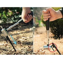 Стальной гвоздь 20 см для походов на открытом воздухе для палатки, нескладывающегося навеса Peg металлические пляжные снежные колышки для палатки 20 см стальной гвоздь