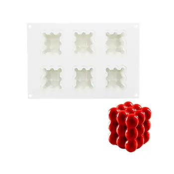 

3D Cube Cake Mold Decorating Tools Shop Silicone Forms For Cooking Mold Chocolate Molds Bakeware For Baking Dish Accessories New