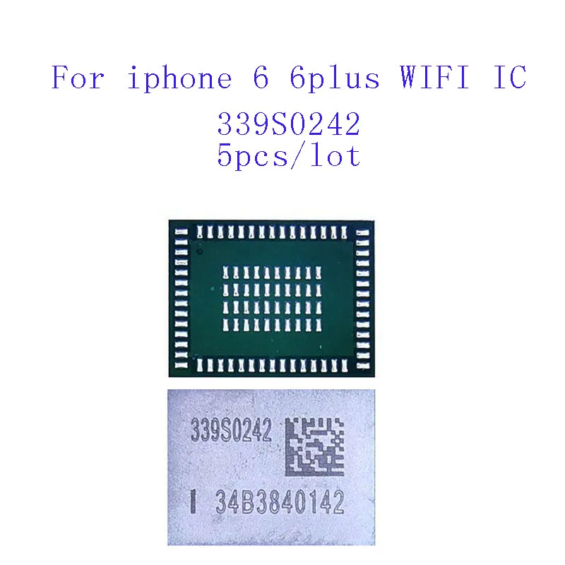 5 шт./лот Новинка для iPhone 6/6 Plus 339S0242 MID-Tem Wi-Fi wi-fi-модуль на ИС чип