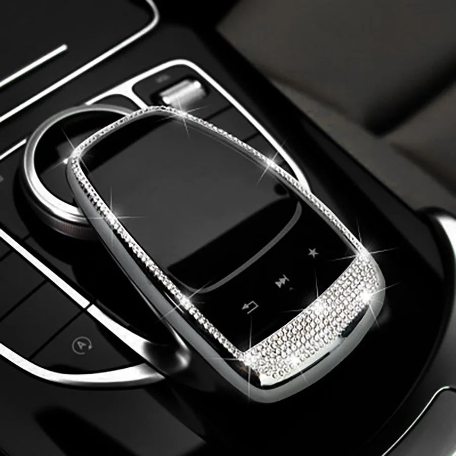 Car Styling Central Control Mouse Diamond Cover Trim for Mercedes Benz E C GLC Class W213 E200L W205 C200L C180L GLC200 260 300 |