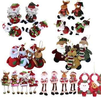 

Christmas Decorations for Home Pendants Navidad Christmas Tree Ornaments Hanging Doll Craft Decor Supplier Kids Gift