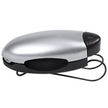 

Car Vehicle Sun Visor Cards Sunglasses Holder Clip Black Silver Tone