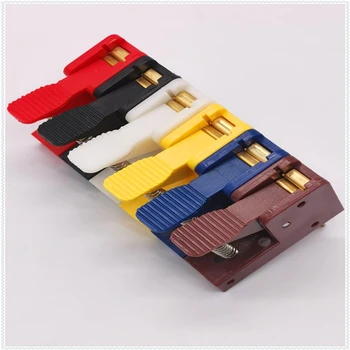 

1pcs 50A motor test clip aging clip sound clip quick post reed terminal LED lamp spring press clip