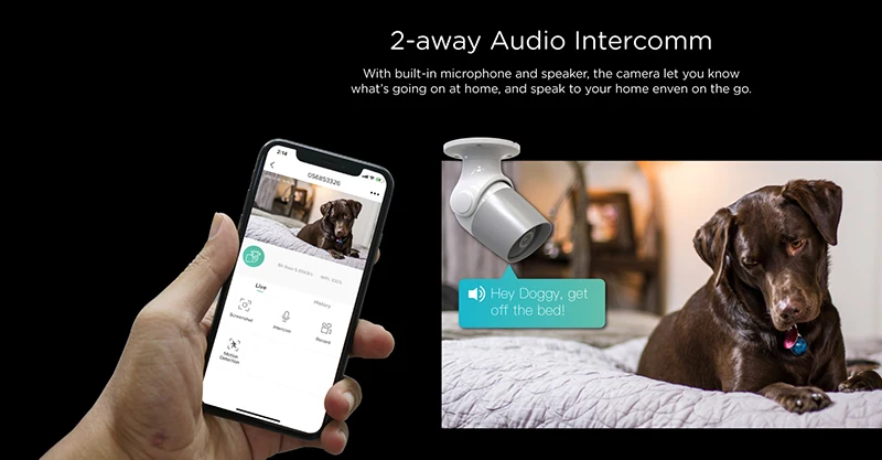 Tuya Smart Life WiFi камера 1080P беспроводная домашняя камера безопасности для улицы двухстороннее аудио Обнаружение движения