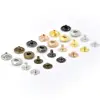 Kalaso #655 #633 #831 50sets 10mm 12.5mm 15mm Metal Press Studs Sewing Snap Button Fasteners Leather Craft Diy Supplies 2
