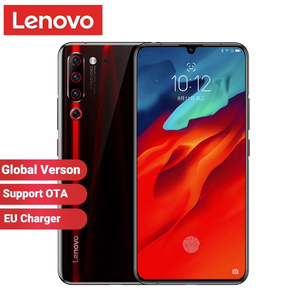 Lenovo Z6 Pro смартфон с восьмиядерным процессором Snapdragon 6 39 ОЗУ 8 ГБ ПЗУ 128 4000 мАч 4G LTE |