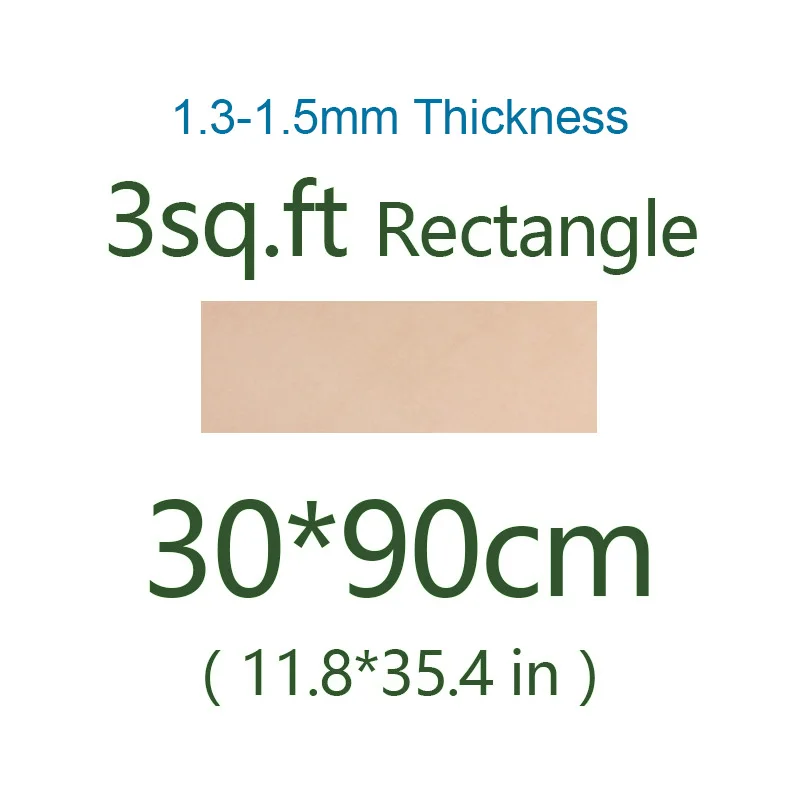 1.5mm Thick 30x90cm Натуральная Воловья кожа 1,0-2,0 мм толщина для изготовления бумажников, кошельков, сумок и диванов - Цвет: 1.5mm Thick 30x90cm
