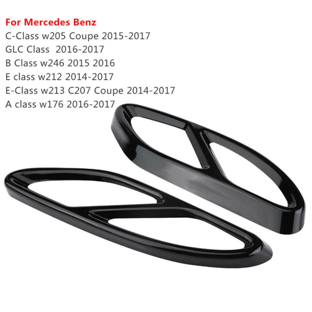 Для Mercedes GLC C E Class W205 Coupe W246/W212/W213/W176 крышка наконечника выхлопной трубы