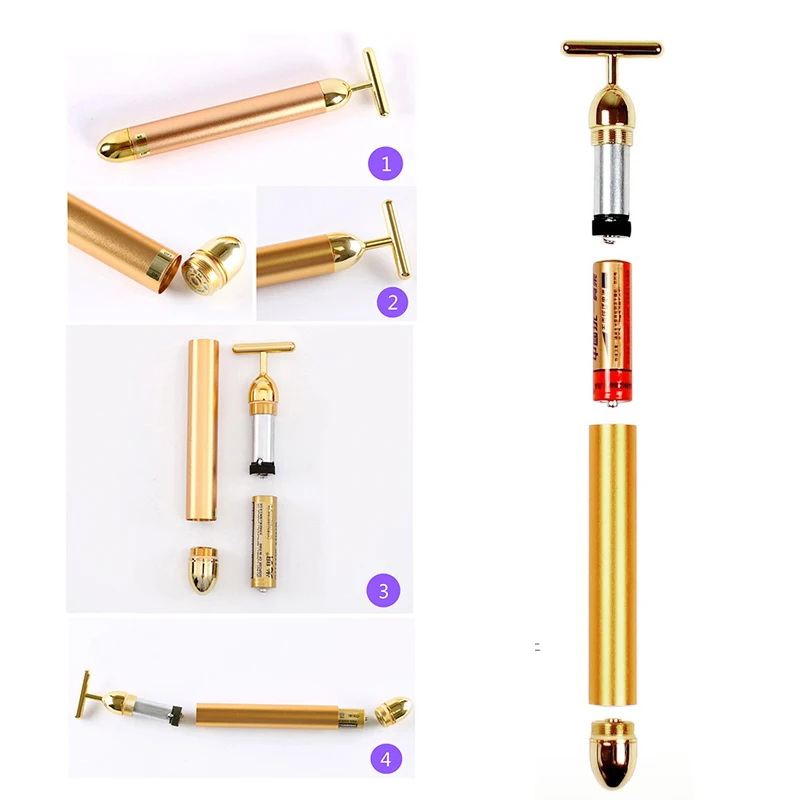 Gold Beauty Bar против морщин подтягивает кожу лица укрепляет лицо (Цвет: