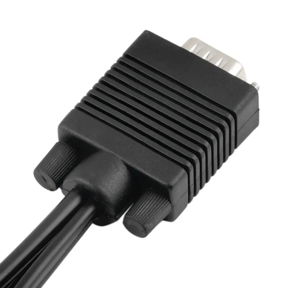 Hot Selling ! VGA SVGA to S-VIDEO 3 RCA Female Converter Cable VGA to Video TV Out S-video AV Adapter ! Bundle 1 Polybag ONLENY