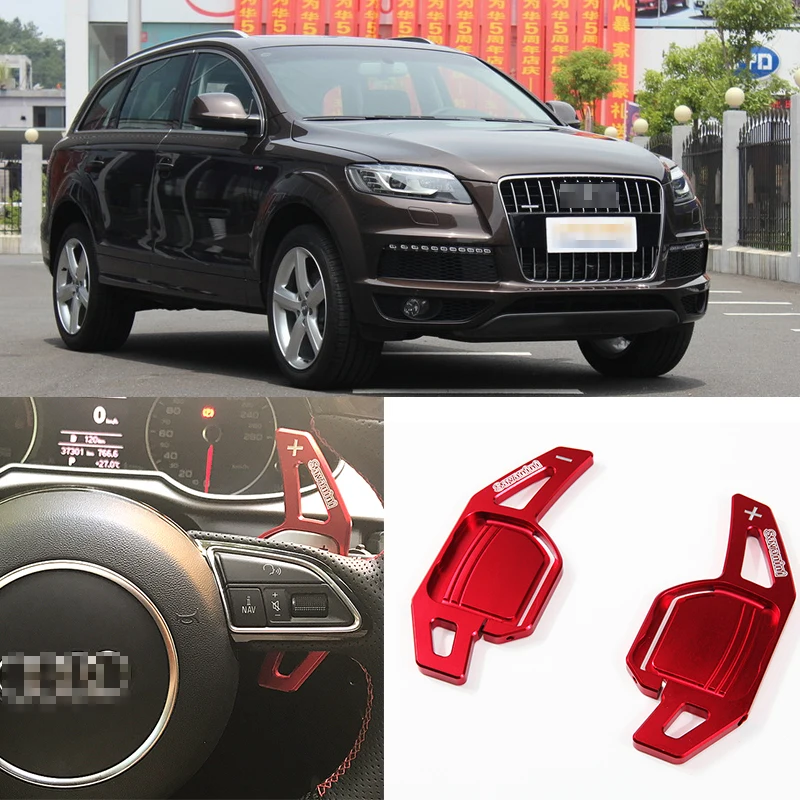 Алюминиевый Рычаг переключения передач на руль 2 шт. удлинитель для Audi Q7 2011-2015