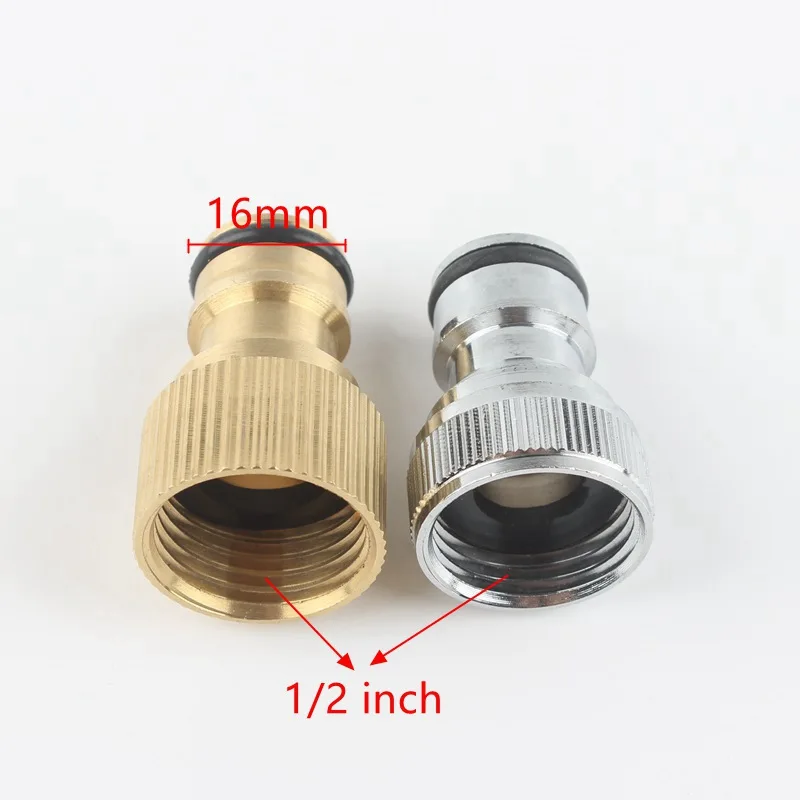 Медь 1/2 ''смеситель для воды кухонный кран; аксессуары садовый водяной пистолет Воздушный пистолет мойка автомобиля разъем 16 мм разъем для садового шланга
