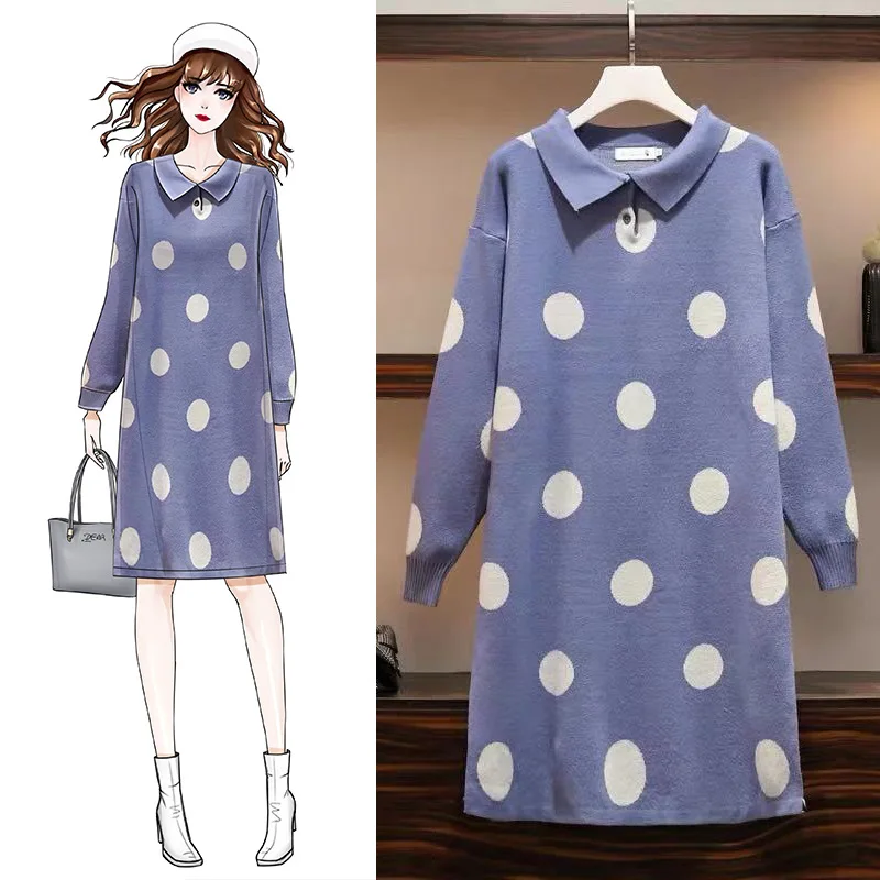 

Photo Shoot 2019 Autumn And Winter New Style Loose-Fit Mid-length Pullover Sweater WOMEN'S Knit Sweater 1923