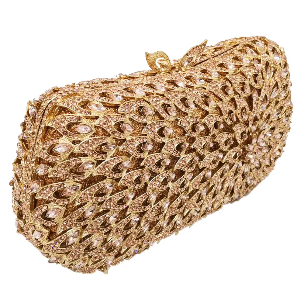 Женская ажурная вечерняя сумка Boutique De FGG металлические кошельки и сумочки с