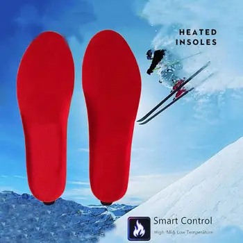 

Heated Shoe Insoles Electric Foot Heated Black Non Woven Skiing Sock Winter Home Furnishing Heating Heater Insoles Unisex