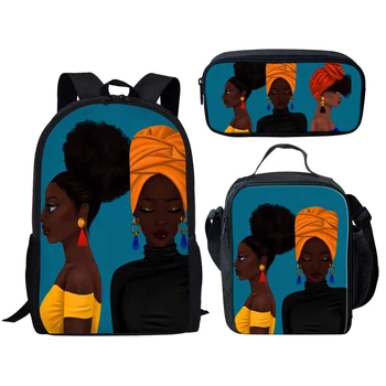 

Black Art Backpacks for Teenager Girls Boys School Backpack Kids Book Bag Afro Women School Bags Mochila Infantil