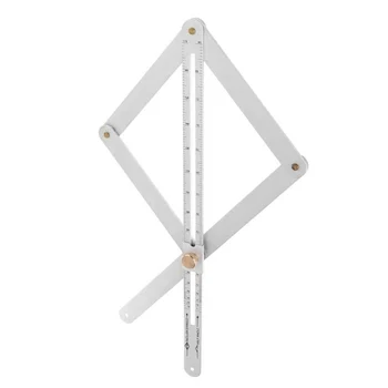 

Corner Angle Finder Goniometer Stainless Steel Protractor Gauge Ruler Measuring Multi-angle Gauge For Woodworking