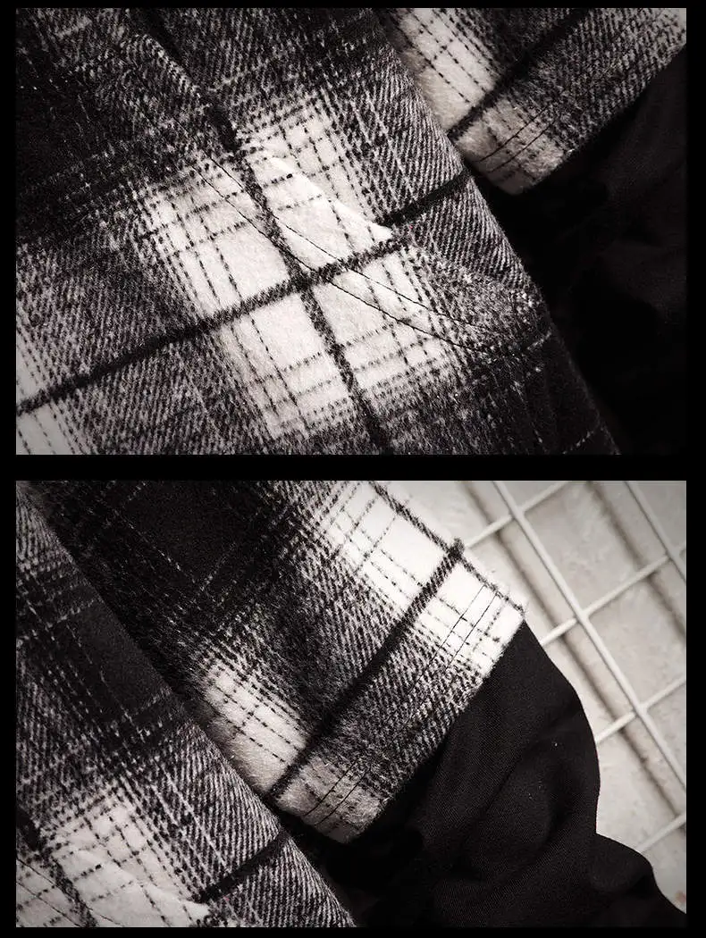 Мужская толстовка в клетку стиле хип хоп для скейтбординга спортивная одежда