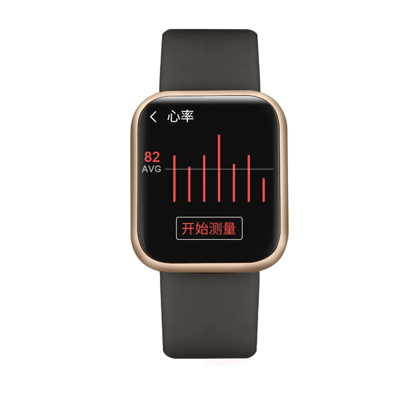 P80 Смарт-часы водонепроницаемые женские Смарт-часы с монитором сердечного ритма кровяное давление кислород спортивный трекер фитнес - Цвет: gold