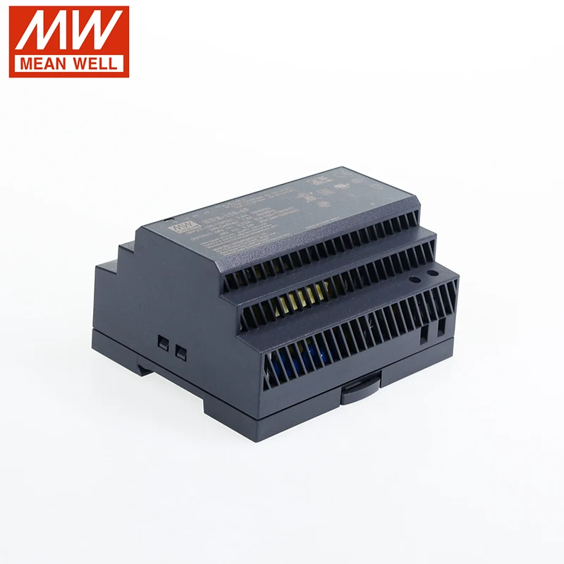 MEAN WELL HDR-150-48 150W 48V DIN Rail Switching Power Supply 110V/220V AC to 48V DC 3.2A Slim Step Shape Voltage adjustable