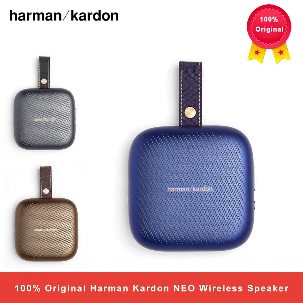 Harman Kardon NEO Wireless Mini BT Speaker Portable Bluetooth Outdoor IPX7 Waterproof 10Hours Battery Handsfree with Mic | Электроника