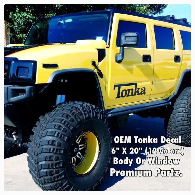 Для (2шт) Hummer HH3 Tonka OEM виниловая наклейка на окно Новинка | Автомобили и мотоциклы