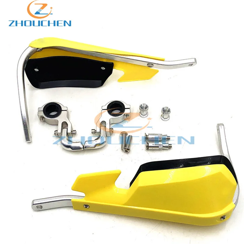 Белый 1-1/" Руль Handguards Dirt Bike MX ручные щитки для XR CRF WR DRZ 28,6 мм щётка мотоциклетная Броня рукавицы