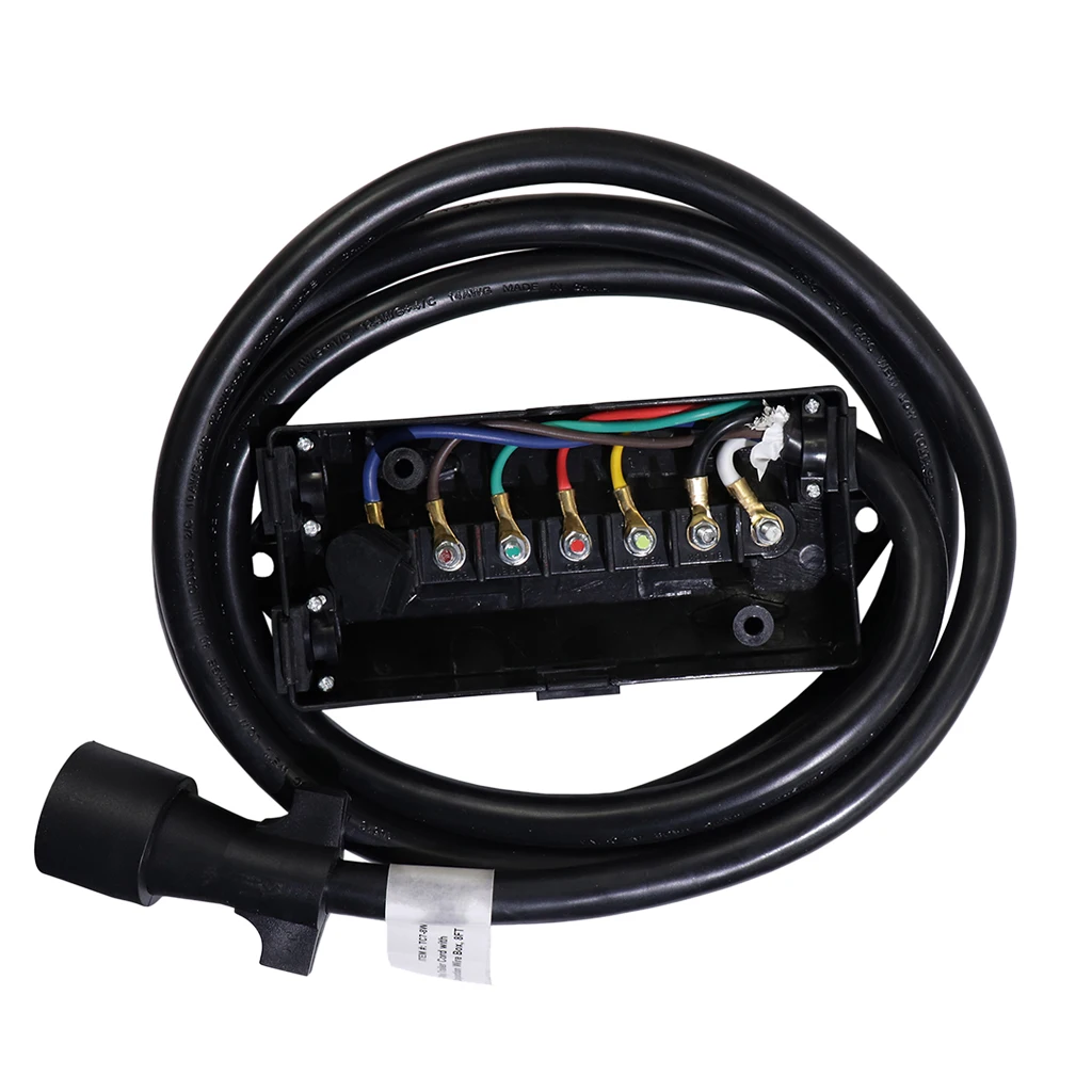 RV7WayPlugInlinePreWiredTrailerCordJunctionBoxwith8Foot