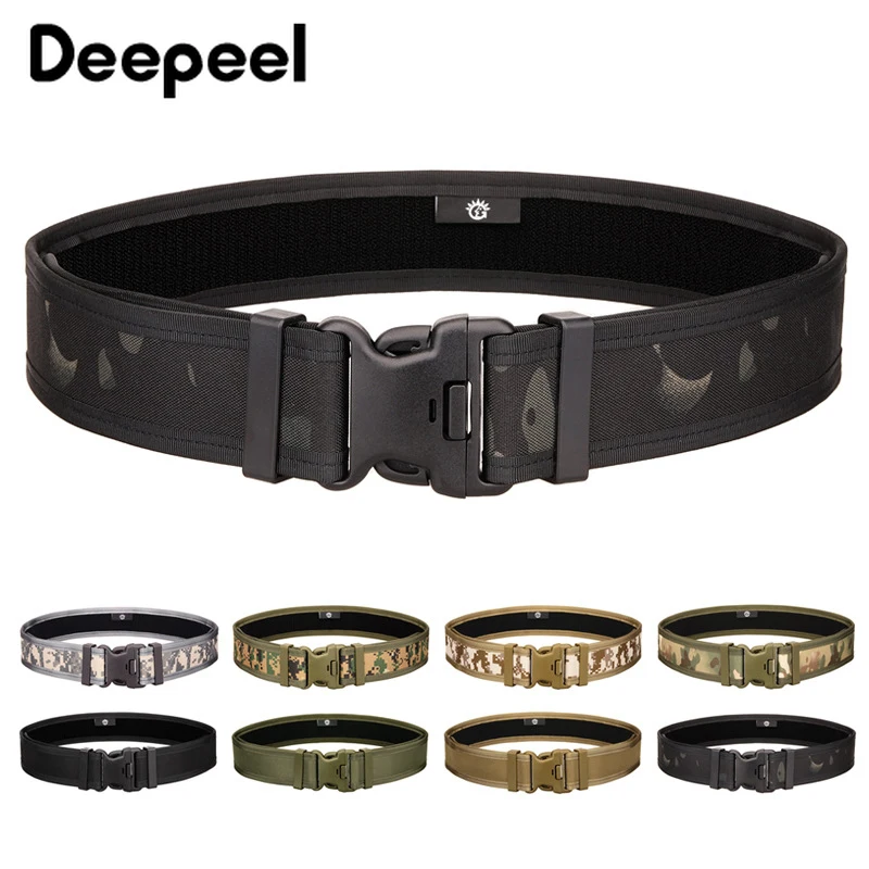 Deepeel, 1 шт., 5 см* 130 см, нейлоновый ремень, для улицы, тактика, пряжка, мужской широкий ремень, для сумок, солдат, аксессуары, пояс YB328