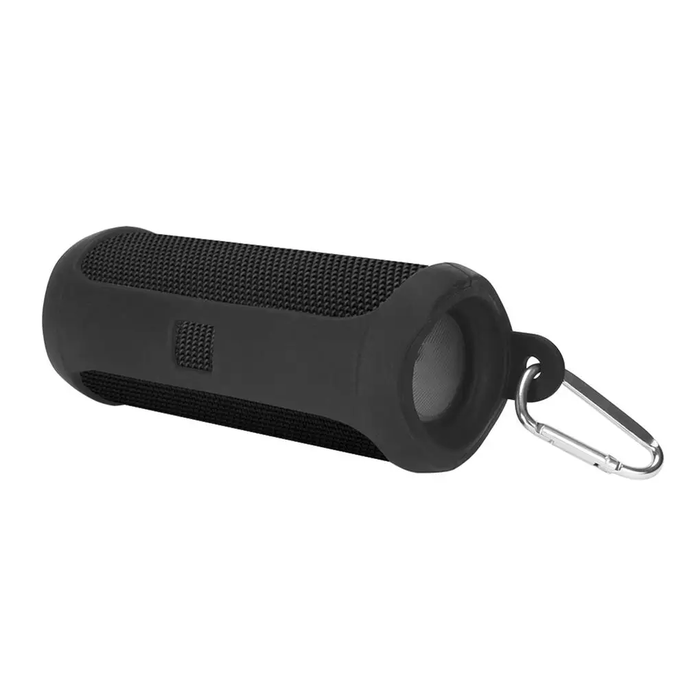 Высококачественный силиконовый Дорожный Чехол для JBL Flip 5 Bluetooth динамик с портативным корпусом карабина для хранения полый дизайн# N