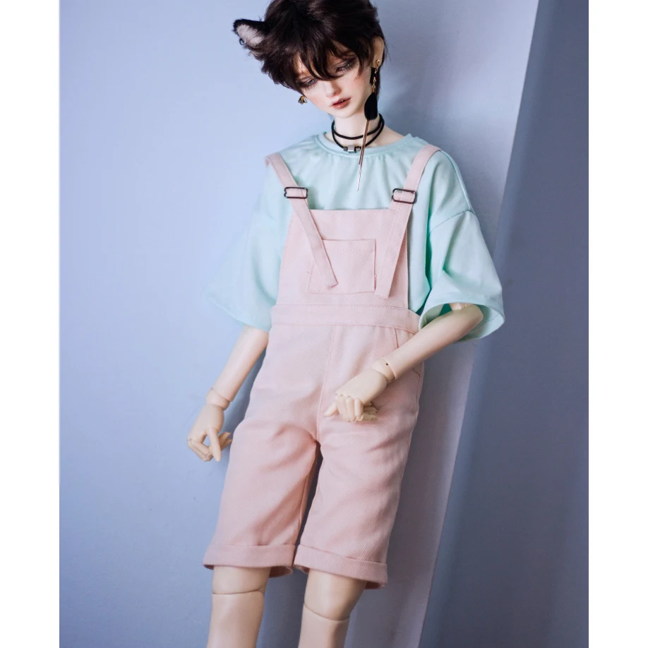 BJD брюки на подтяжках розовые наряды для 1/3 SD 60 см 2" 1/4 Tall SD17 Uncle BJD doll MSD DK DZ AOD DD Doll HEDUOEP