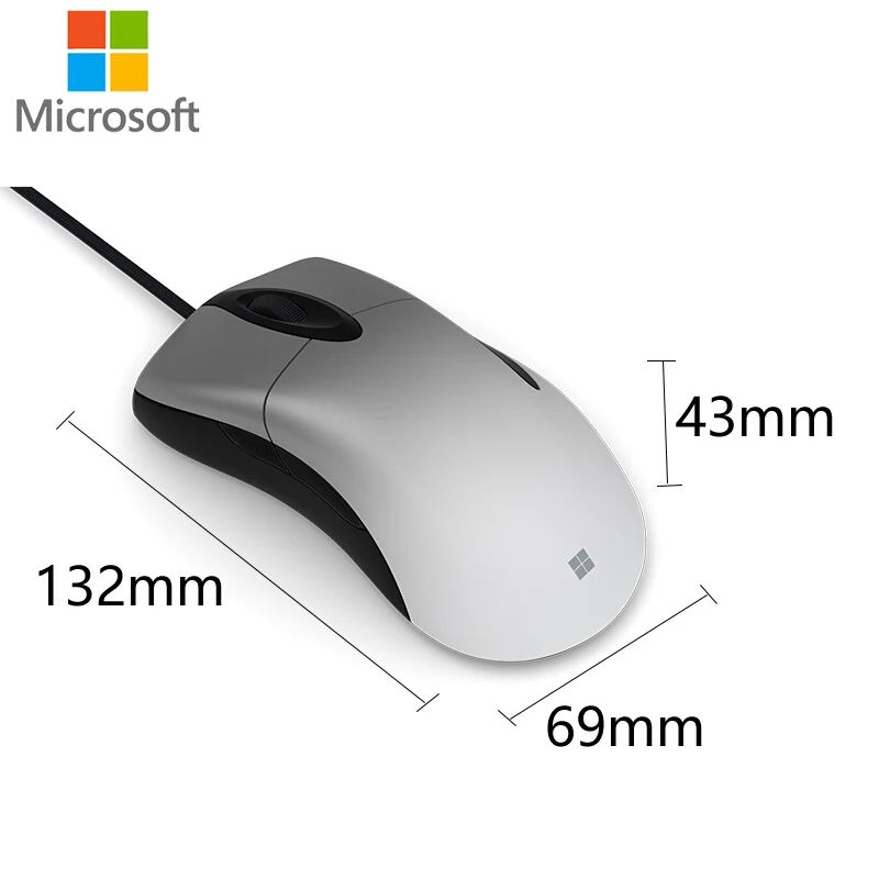 Microsoft Pro Intelli мышь USB Мода 16000 dpi Проводная мышь технология Bluetrack мышь для офиса дома Смарт 12000 кадров в секунду для ноутбука