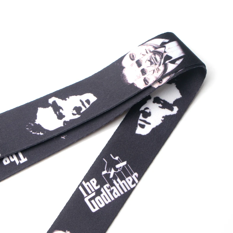 PC148 The Godfather Badge Lanyard for Keys ID Holders Mobile Phone Neck Straps keychain Key Holders